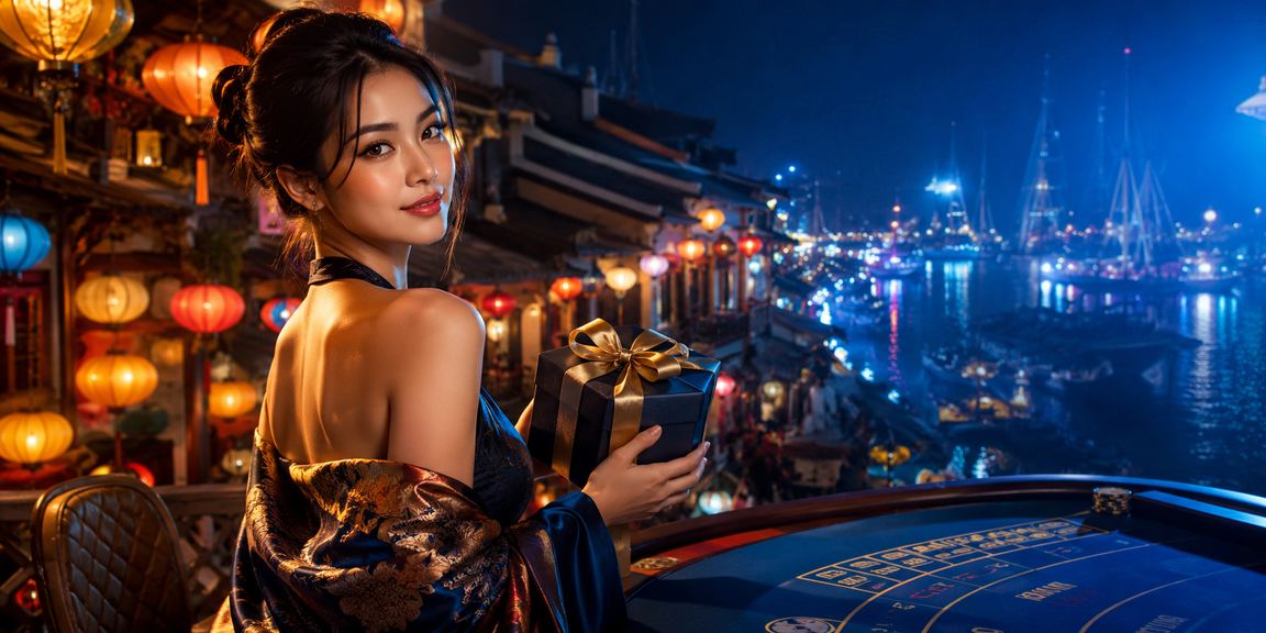 Bàn chơi Baccarat tại Hà Nội với đèn lồng truyền thống Việt Nam