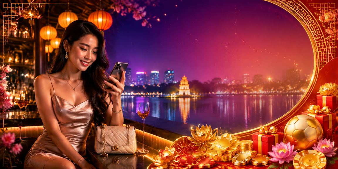 Giao diện xem kết quả xổ số và casino trực tuyến trên điện thoại tại Việt Nam
